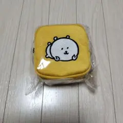 ナガノキャラクターズ　カラビナつき刺繍スクエアミニポーチ　ナガノのくまのサムネイル