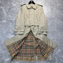 着丈122♡バーバリー♡ステンカラーコート　ベルト　ライナー　ノバチェック