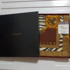 セリーヌ トリオンフ 大判 ハンカチーフ スカーフ ハンカチ　CELINE