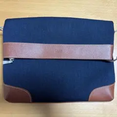 TAKEO KIKUCHI ネイビー ショルダーバッグ