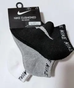 NIKE CUSHIONED NO SHOW キッズ靴下 3足セットのサムネイル