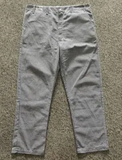 希少 90's USA製　ギンガムチェックパンツ　vintage ワークのサムネイル