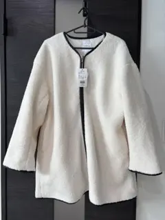 LEPSIM ボア ジャケット ライトボアパイピングコート