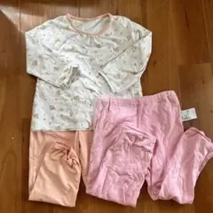 動物柄コットンパジャマセット 100cm