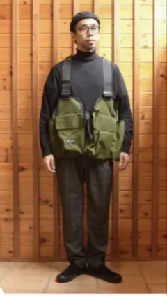 battlelake ベスト未使用フリーサイズオリーブグリーン