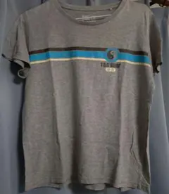 T&C SURF 半袖Tシャツ グレー ロゴプリントのサムネイル
