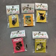 ジブリがいっぱいピンズ　5つ スタジオジブリ ピンバッジセット