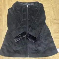 snidel ファー付きコート サイズF 黒