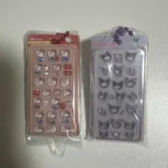 サンリオ ボンボンドロップシール ガチャ　キティ　クロミ