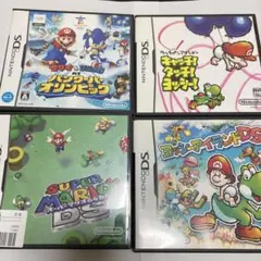 DSソフト4本まとめ売り　スーパーマリオ64DS ヨッシーアイランドDS