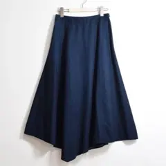 パラスパレス PAL'LAS PALACE インディゴ フレアスカート 3 綿 - メルカリ