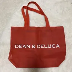 DEAN & DELUCA トートバッグ オレンジ　メッシュ