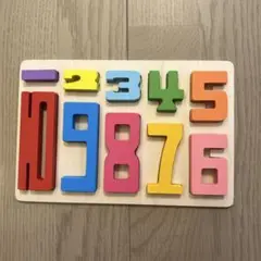 木製数字パズル 1-10カラフル