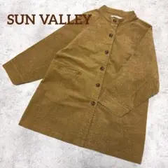 SUN VALLEY（サンバレー） コーデュロイノーカラーコート Mサイズ　美品