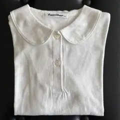 familiar 長袖シャツ 120 ホワイト