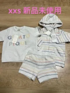 【新品未使用】gelato pique ジェラートピケ　キッズ　セットアップ