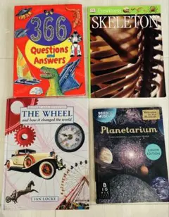 英語ネイティブ知育科学系サイエンス4冊セット海外購入小学生向き大人にも！