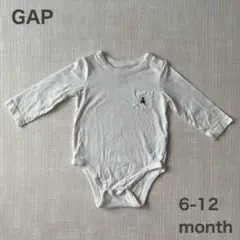 GAP ギャップ ボディスーツ ブラナンベア 白 ホワイト 6-12month