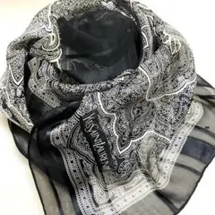 訳ありSALE！！シルク100% 上質スカーフ　イブサンローラン