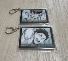 ハイキューファンパーク　アクリルキーホルダー　及川徹　岩泉一