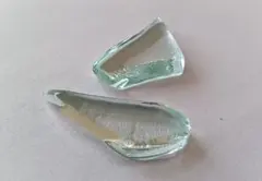 ガラスの箸置き　フラット　厚み 　大　2個