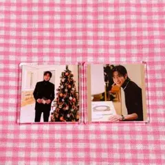 スクエアましかくマグネット2個セット M-100