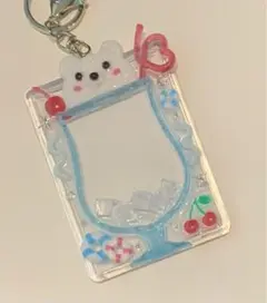 トレカケース レジンデコ クリームソーダ