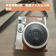 チェキFujifilm instax mini 90 本体　フィルム10枚セット