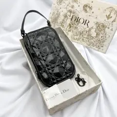 lou　　　　　　　【美品】Christian　Dior　フォンホルダー DIOR | Lady Dior Call'in Dior フォンホルダー カナージュ ラムスキン