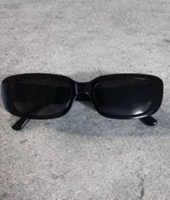 ジェントルモンスター似 y2k レクタングルサングラスkpop レンズ濃