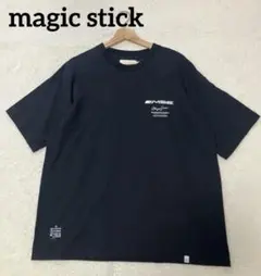 magic stick バックロゴtシャツ ブラック　マジックスティックのサムネイル