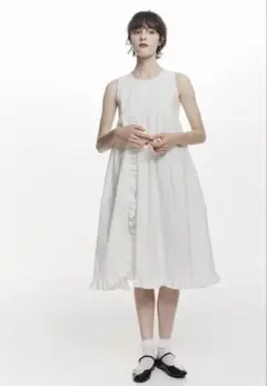 Bibiy ビビィ】 COCO LONG DRESS WHITE - メルカリ
