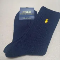 RALPH LAUREN レディース ソックス ネイビー