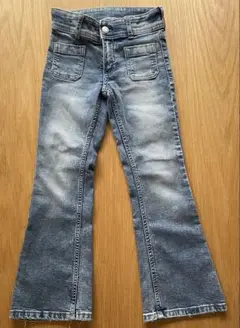 H&M フレアパンツ 120/56 ライトブルー