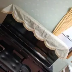 値下げ▼アップライトピアノカバー　　トップカバー　花柄