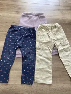 女の子　長ズボン　ボトムス　90cm ３点　まとめ　セット