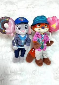 ズートピア2　東京ディズニーリゾート　ジュディ　ニック　ぬいぐるみバッジ　ぬいば 東京ディズニーリゾート ズートピア2 ニック ぬいぐるみバッジ ぬいば