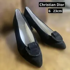 Christian Dior ブラック ハイヒール・パンプス　23.5 Christian Dior クリスチャン・ディオール パンプス