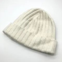 US買付 ビーニー ZARA ザラ Mサイズ ダブル ニットキャップ 白