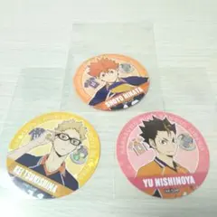 ハイキュー　まんまる焼き　日向翔陽　月島蛍　西谷夕　烏野　ステッカー