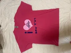 I Love My TV! プリント 半袖Tシャツ ピンクのサムネイル