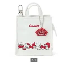 Sanrio ショップバッグ風ポーチA Mini Sanrio　サンリオ　新品のサムネイル