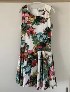 ドルチェ&ガッバーナ D&G ロング ワンピース タイト 花柄 ノースリーブ 花柄 Dolce & Gabbana(ドルチェ&ガッバーナ) ワンピース