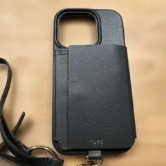 【美品】ITURE ソフトレザーケース iPhone14 proケース