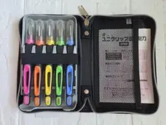 【MIZUNO】 彫刻刀セット 5本組 ケース付き　美品　小学生　左利き用