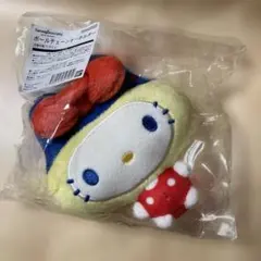たまごっちユニ　サンリオ　ハローキティ×まめっち　ぬいぐるみ ボールキーホルダ