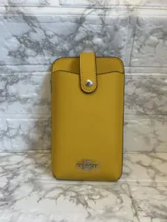 COACH★コーチ ショルダーバッグ ベージュ×イエロー コーチ COACH コーチ CA547 ショルダーバッグ （ベージュ