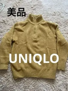 スフレヤーンハーフジップセーター