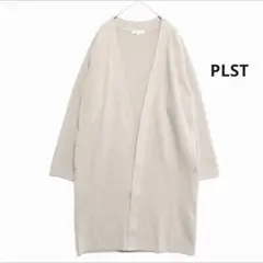 PLST プラステ トッパーロングカーディガン カーディガン ガウン