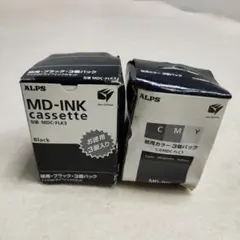 ◎未使用品アルプスMDインクカセットMDC-FLK3黒12本プリンター印刷